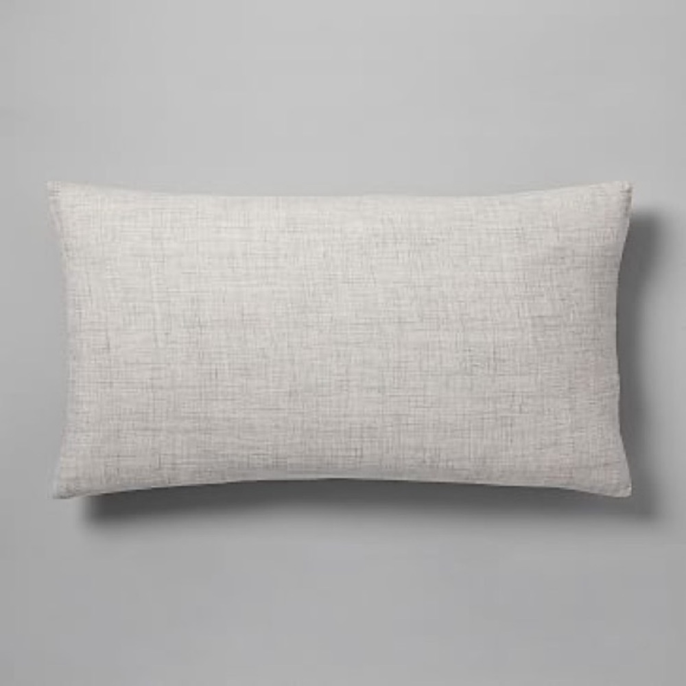 WEST ELM GREY LINEN Pillowcase